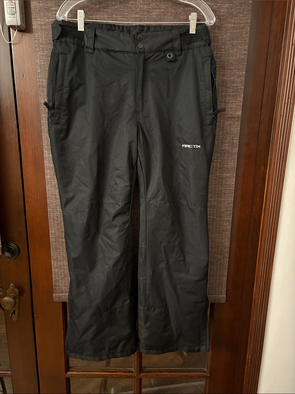 Arctix 5K Men Lined Black Cargo Snow Ski Snowboard Cold weatherPants Black M